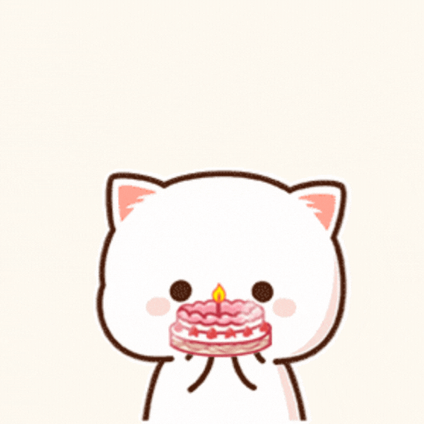 Cute Cat Birthday Gif-Card
