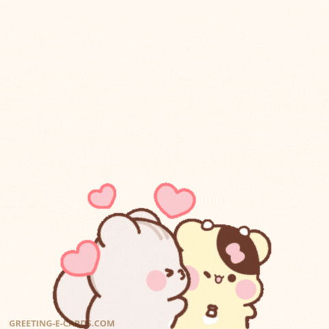 Cute Couple Birthday GIF Card To My Love