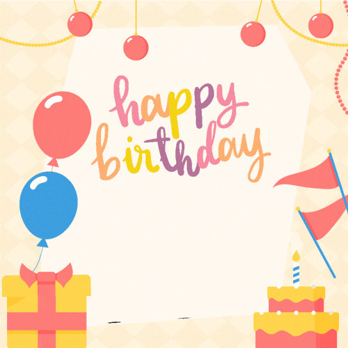 Cute Panda Happy Birthday Animated GIF - Free Animated GIF no sign up
