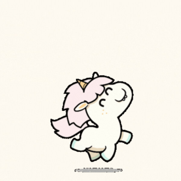 Cute Unicorn Birthday Gif-Card
