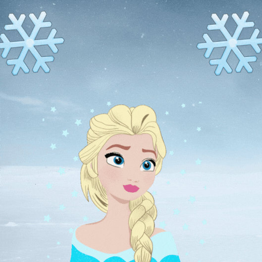 Elsas Frozen Birthday Gif Card