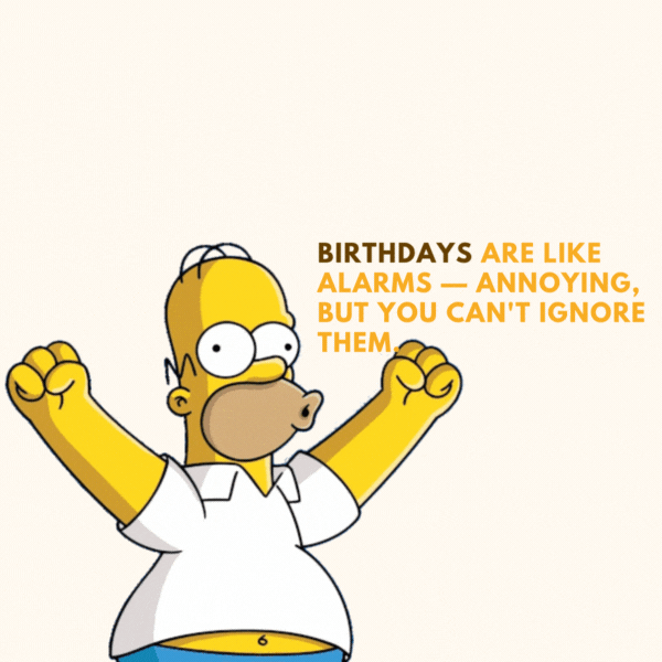 Funny Homer Simpson Birthday E-Card