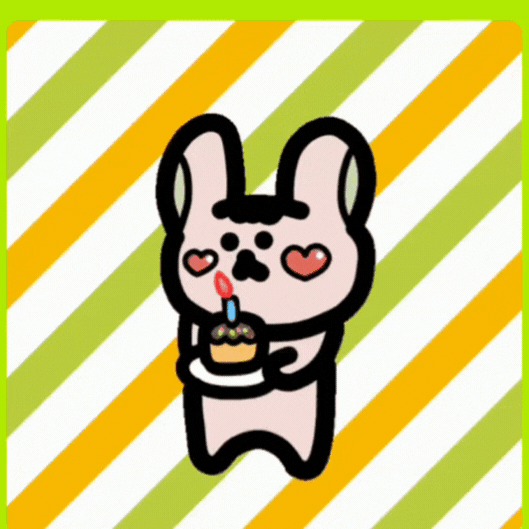 Happy Birthday Bunny GIF