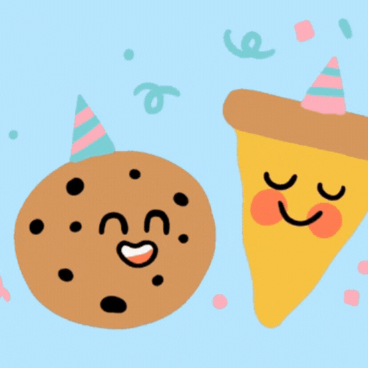 Happy Birthday Cookie & Pizza Gif Card!