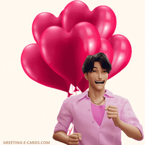 Kpop Jinu birthday GIF Card