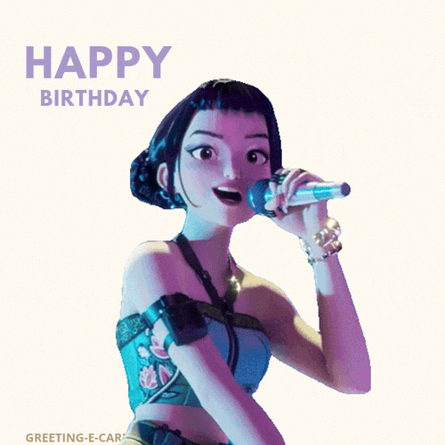 Kpop Zoey Birthday GIF Ecard