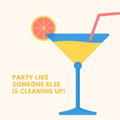 Party Hard Birthday Gif Card - Free Animated GIF no sign up