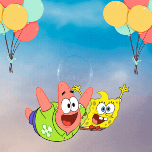 Patrick and SpongeBob Birthday Gif Card