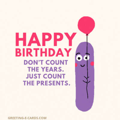 Presents Over Years GIF Cards