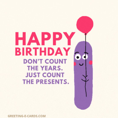 Presents Over Years GIF Cards