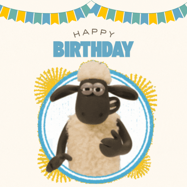 Shaun the Sheep Birthday Gif-Card