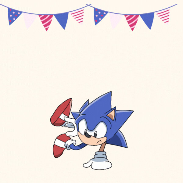 Sonic the Hedgehog Birthday Gif-Card