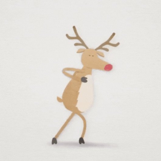 Dancing Reindeer Christmas GIF - Free Animated GIF no sign up