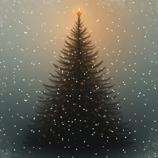 Elegant Christmas Tree Gif-Card 2025