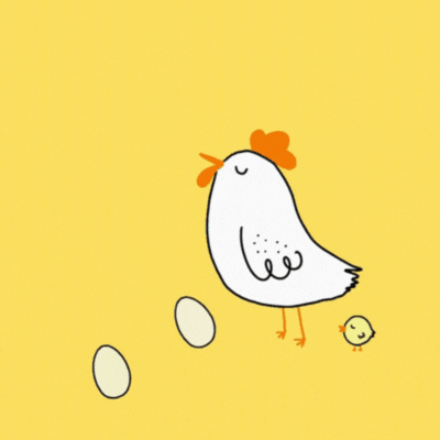 Happy Easter Day gif card!
