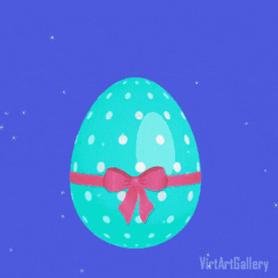 Happy Easter Egg gif-Card - Free Animated GIF no sign up