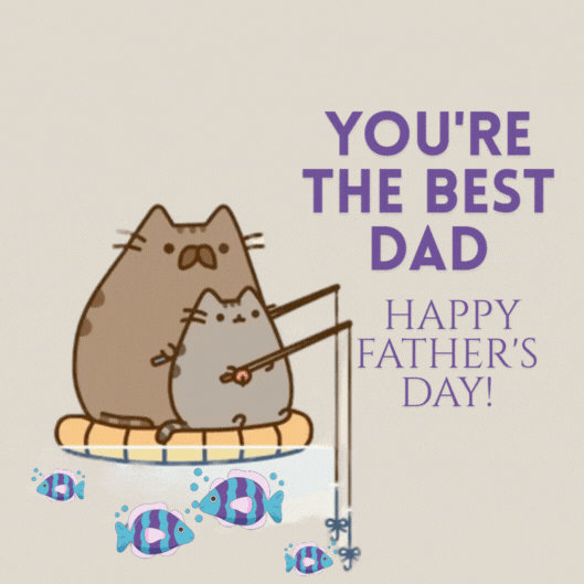 Best Dad Ever Fathers Day gif-Card