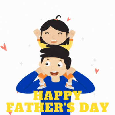 Happy Fathers Day gif-Card