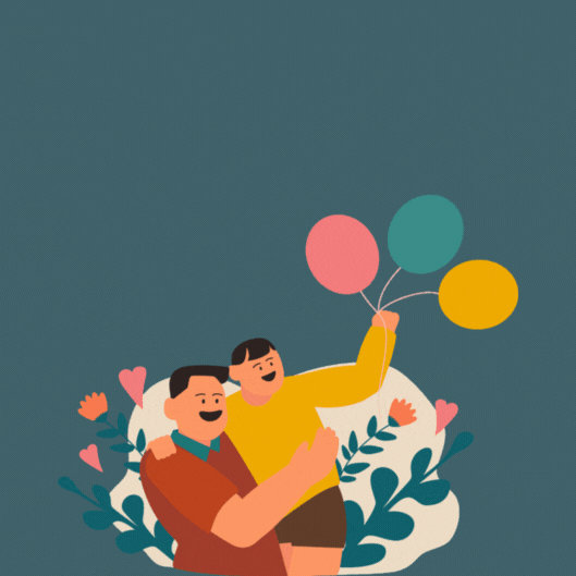 Happy Fathers Day gif-Card