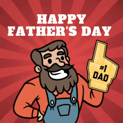 Happy Fathers Day gif card! - Free Animated GIF no sign up