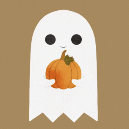Boo! Happy Halloween gif-Card