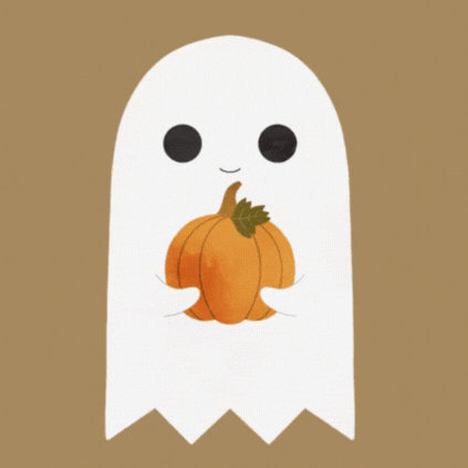 Boo! Happy Halloween gif-Card