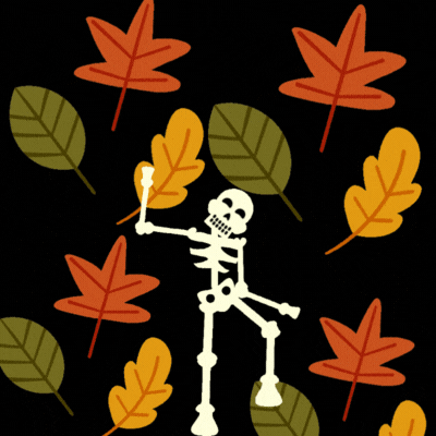 Dancing Skeleton Halloween GIF