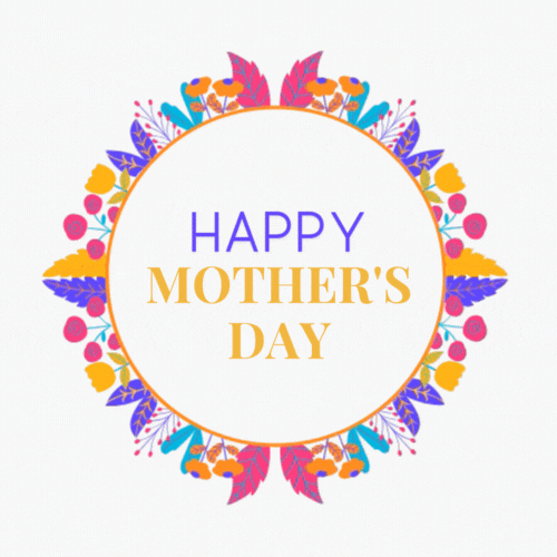 Floral Happy Mother\'s Day gif-Card