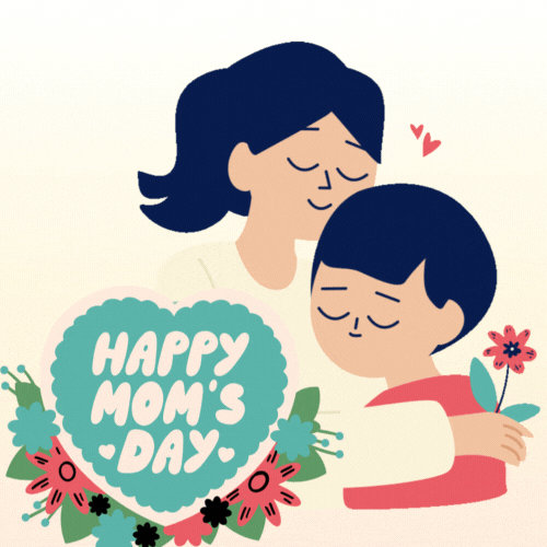Heartfelt Mothers Day Hug gif card