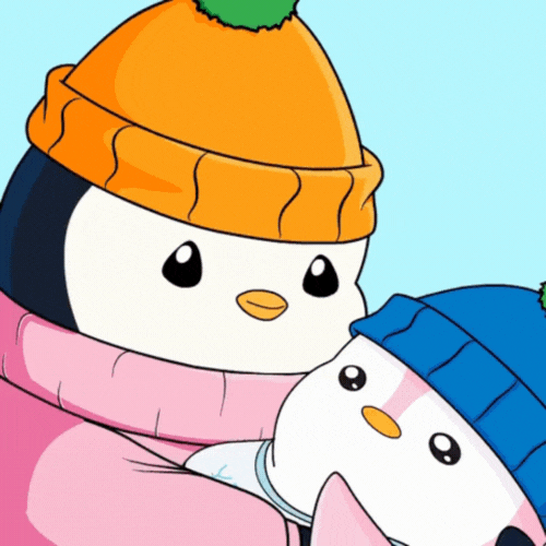 Penguin Family Love gif card