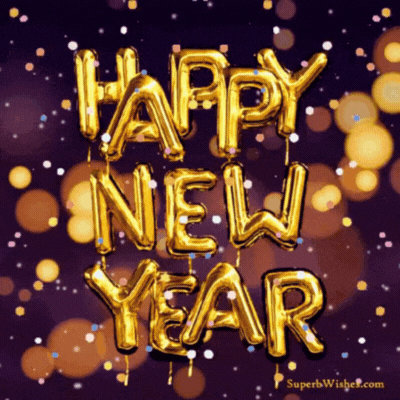 Happy New Year Animated GIF E-Card