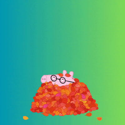 Hello Autumn Gif Card!