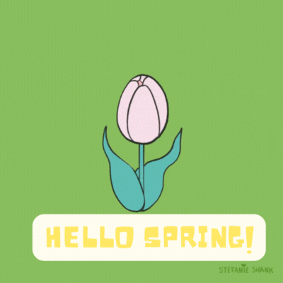 Hello Spring Animated GIF