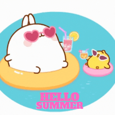 Hello Summer Animated GIF