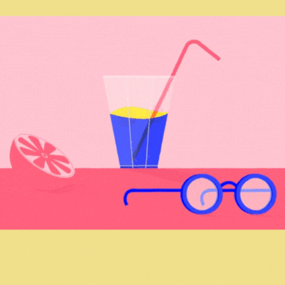 Hello Summer gif-Card