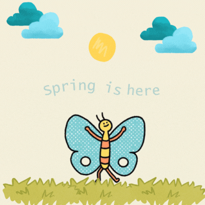 Spring is Here Gif-Card