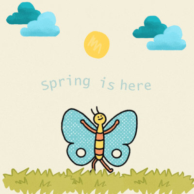 Spring is Here Gif-Card