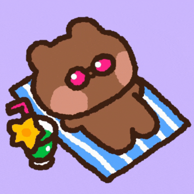 Summer Bear gif card