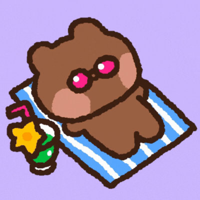 Summer Bear gif card