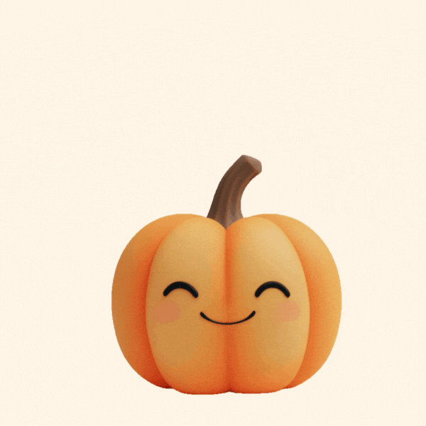Cute Pumpkin Thanksgiving Gif-Card