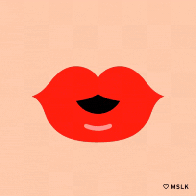 Sweet Valentine\'s Kiss gif-Card