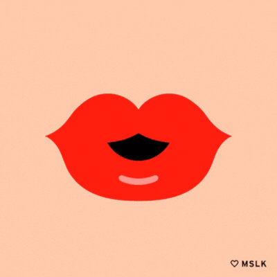 Sweet Valentines Kiss gif-Card