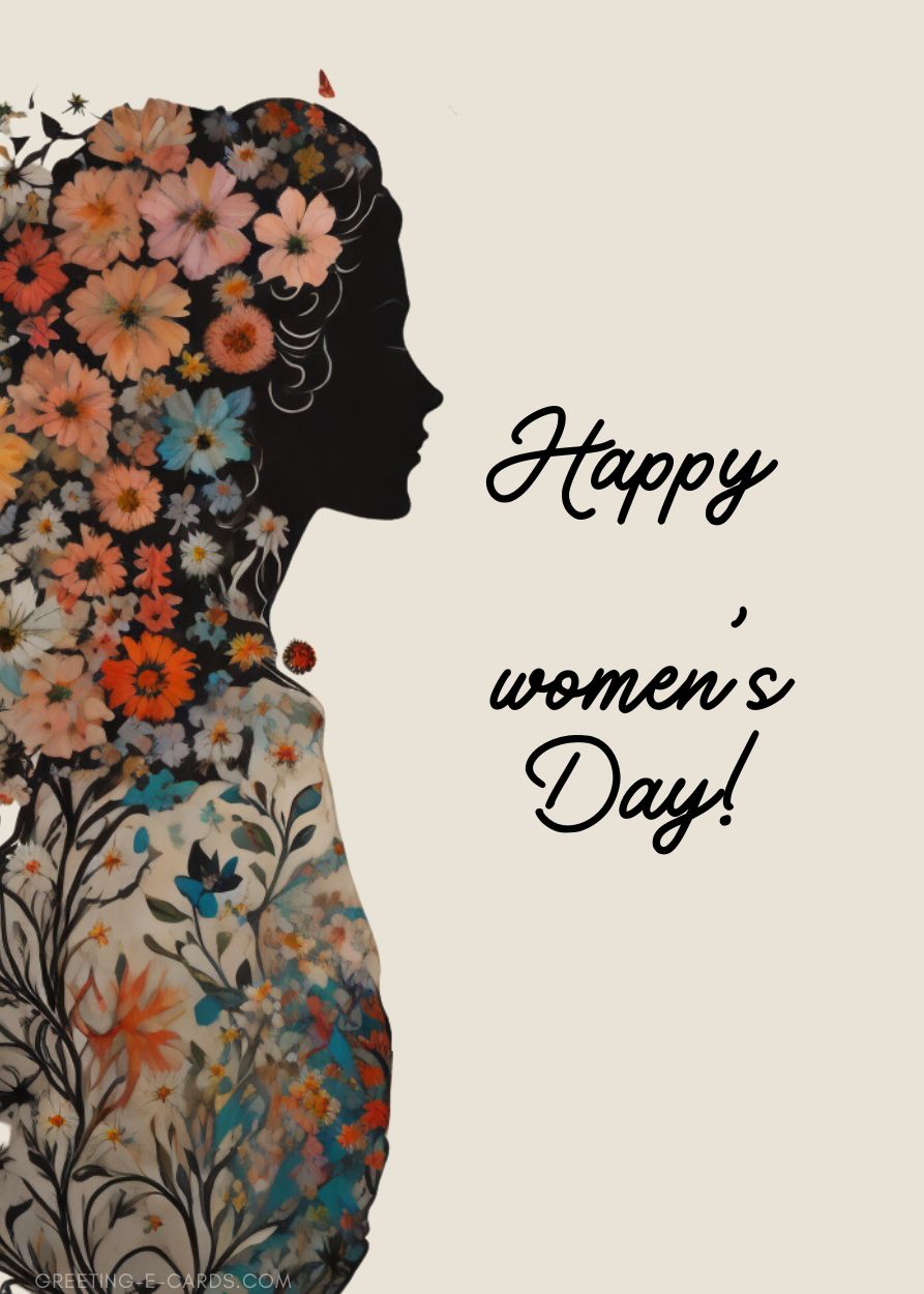 Floral Women's Day E-Card